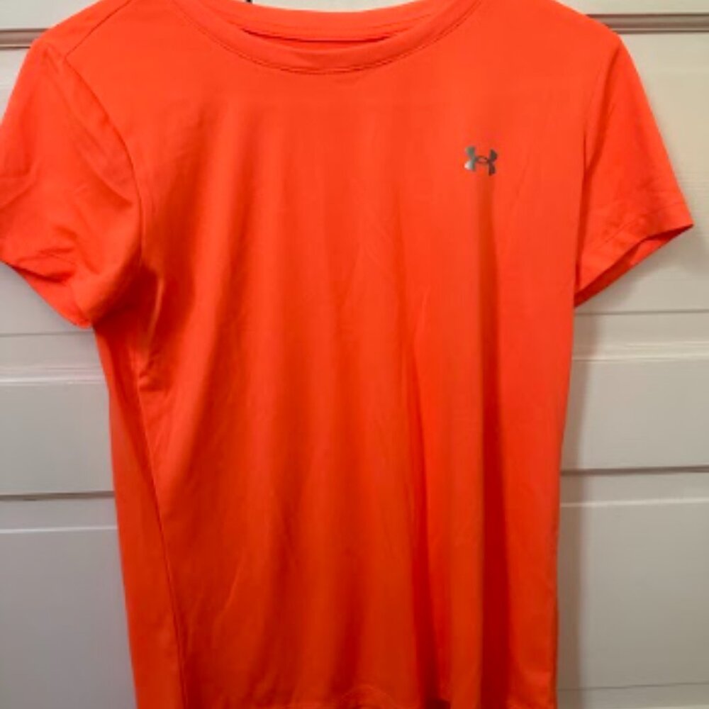 Under Armour Neon Orange Athletic Tee